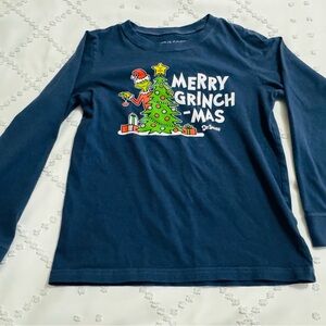 Life Is Good Kids Navy Merry Grinch-mas Long Sleeve Tee